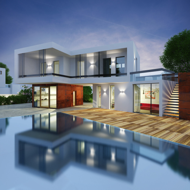Project of a luxury villa - Photo, Image