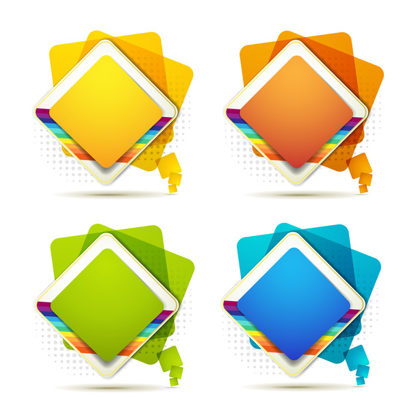 Colored backgrounds - Vector, afbeelding