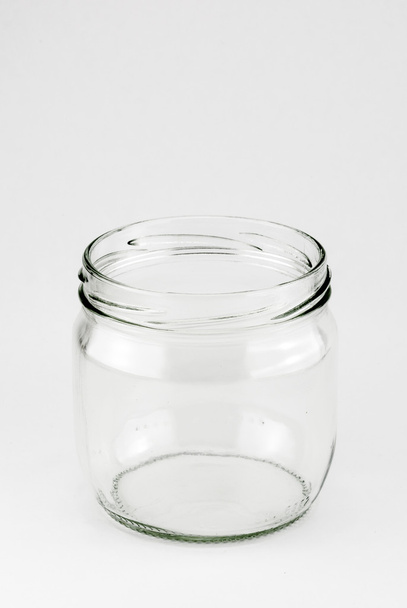Glass jar isolated - Фото, изображение