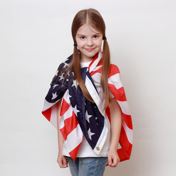 Patriotic kid - Valokuva, kuva