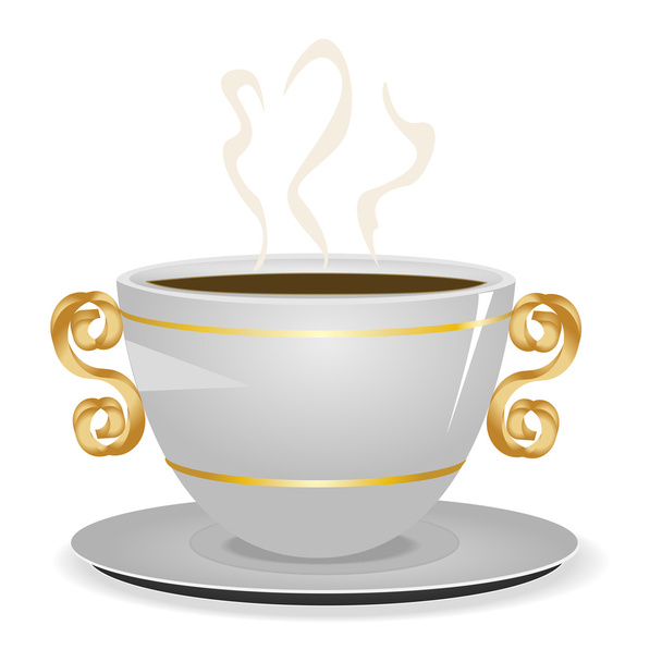 Чашка кофе - Вектор,изображение