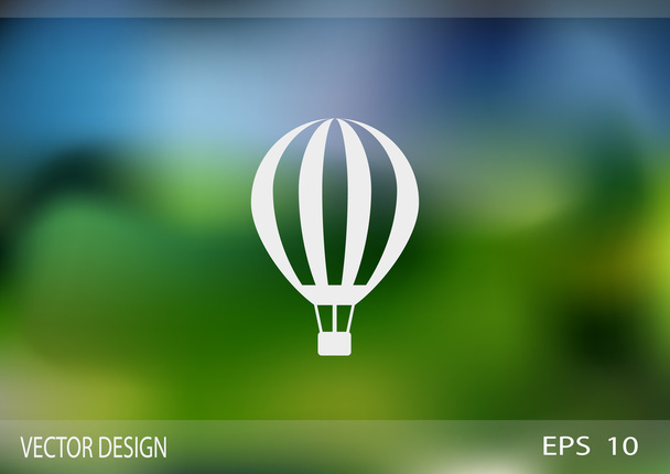 Balloon aerostat web icon - Вектор, зображення