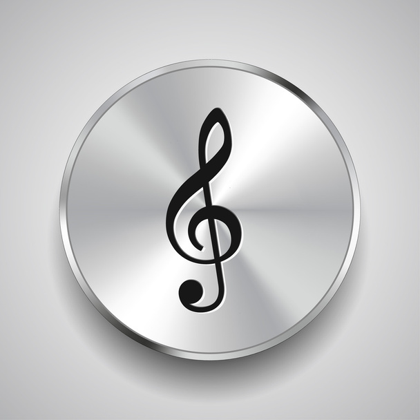 Pictograph of music key - Вектор,изображение