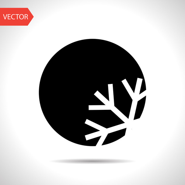 snow icon - Vektor, kép