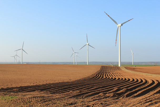 Větrné turbíny farma - Fotografie, Obrázek