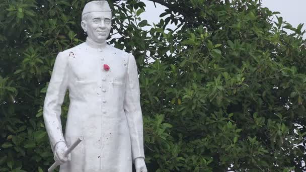 Statue of Jawaharlal Nehru - Footage, Video