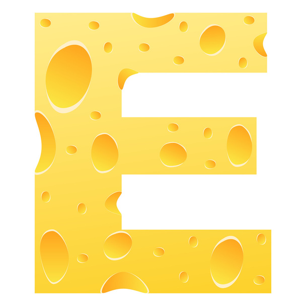 letter e - Vector, afbeelding