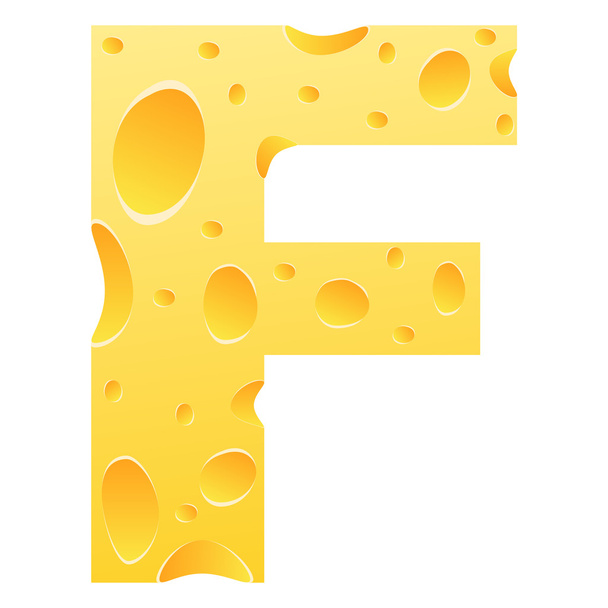 letter f - Vector, afbeelding