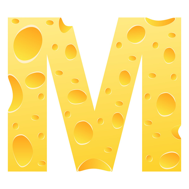letter m - Vector, afbeelding
