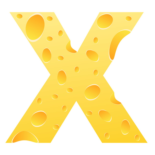 letter x - Vector, Image