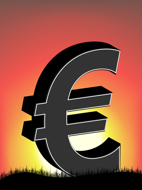 euro vista sotto il sole
 - Vettoriali, immagini