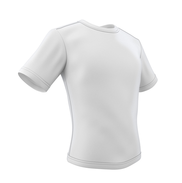 T-shirt biały na białym - Zdjęcie, obraz