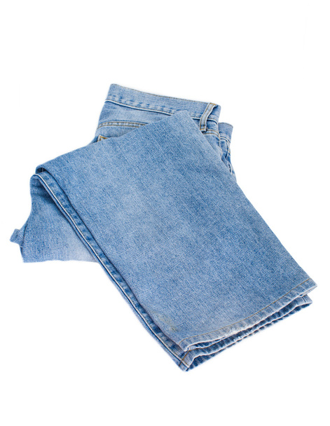 Jeans denim bleu
 - Photo, image