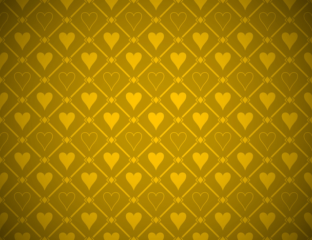 Vector Poker Gold Background - Vector, Image