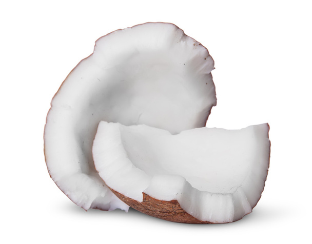 Two pieces of coconut pulp - Фото, зображення