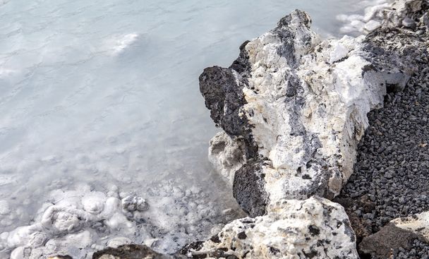 Lava Rock in Blue Lagoon 3 - Photo, Image
