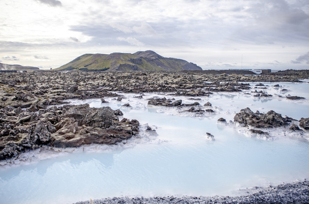 Islandzki Blue Lagoon - Zdjęcie, obraz