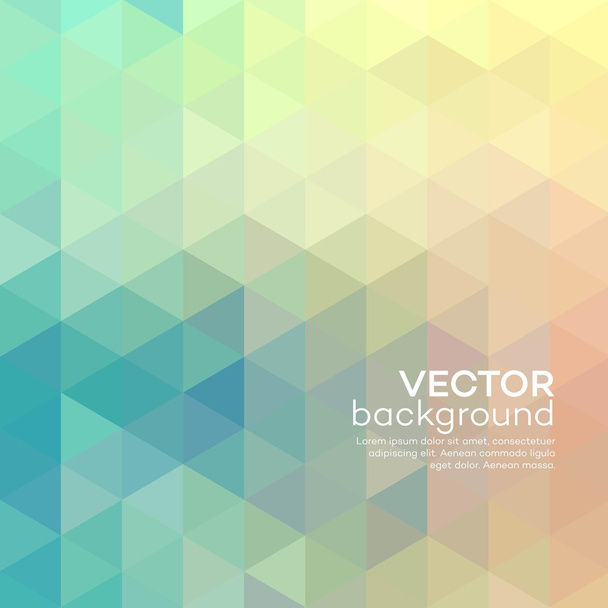 Geometric background with triangles. Vector illustration - Vector, Image