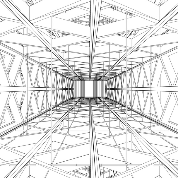 Абстрактна будівельна структура Вектор
 - Вектор, зображення