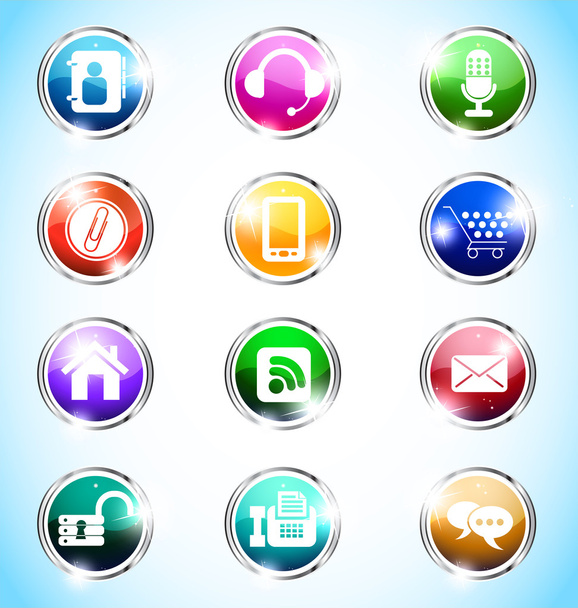 mobile icons - Vettoriali, immagini