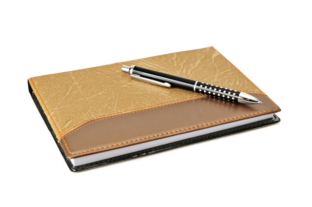 Notebook and pen - Foto, afbeelding