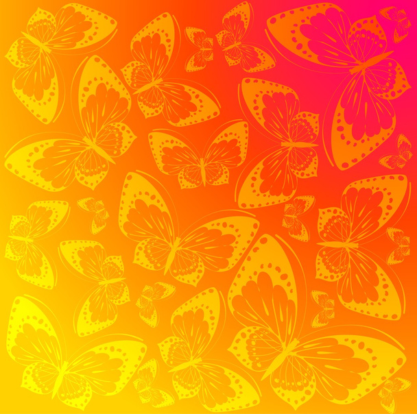 Тропическая бабочка
 - Вектор,изображение