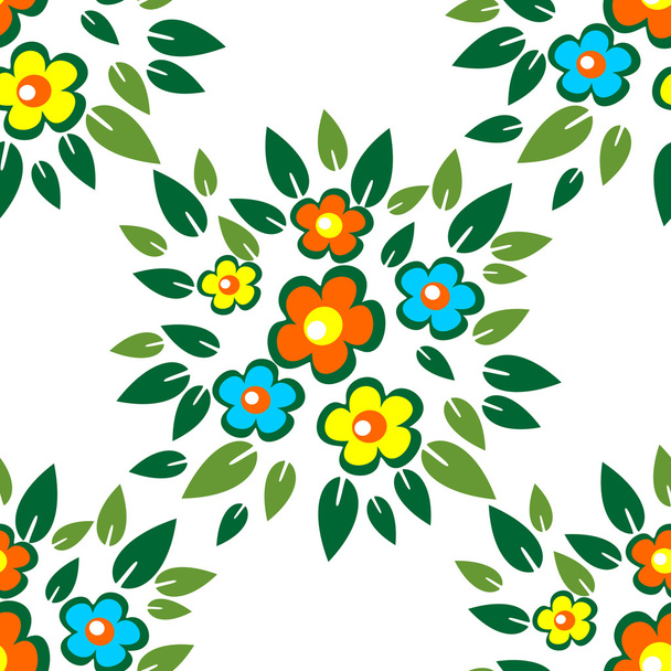 seamless floral pattern - Vector, Image
