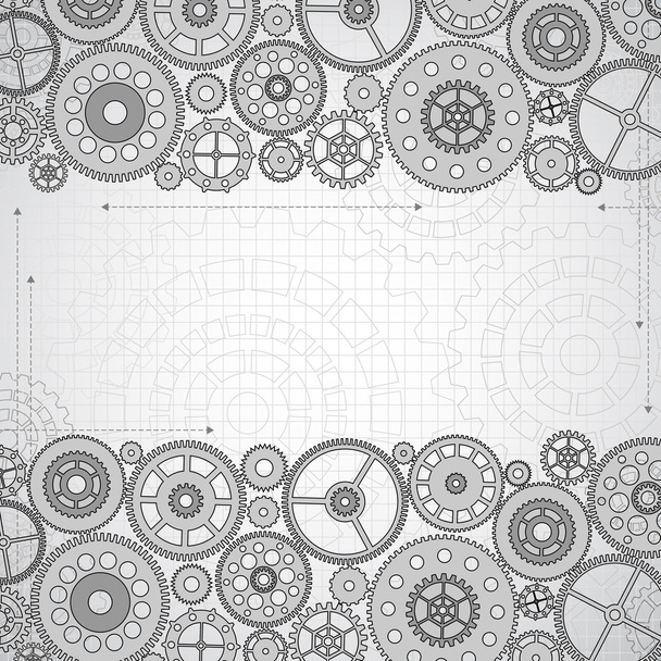 Cogwheel background - Vector, Image