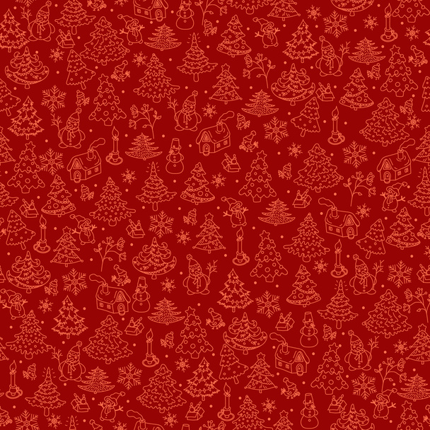 Christmas background seamless. - Vector, Image