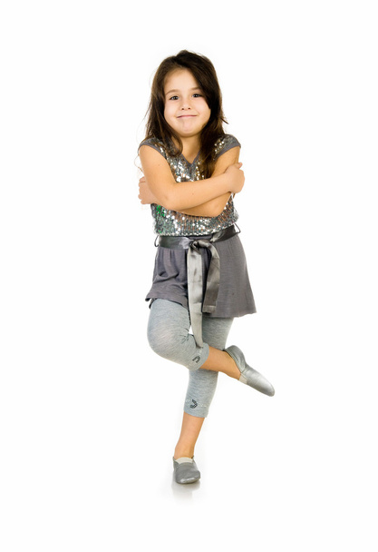 Cute little girl dance - Valokuva, kuva