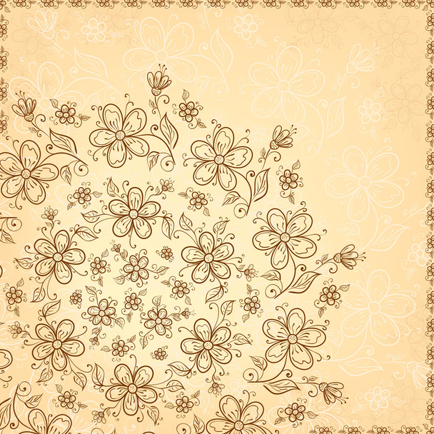 Floral pattern baclkround - Διάνυσμα, εικόνα