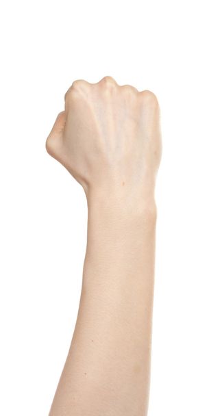Mujer mano en puño
 - Foto, Imagen