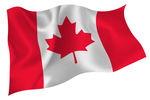 Vlajka vlajka Kanada - Vektor, obrázek