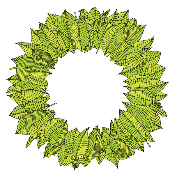 leaf background - Vettoriali, immagini