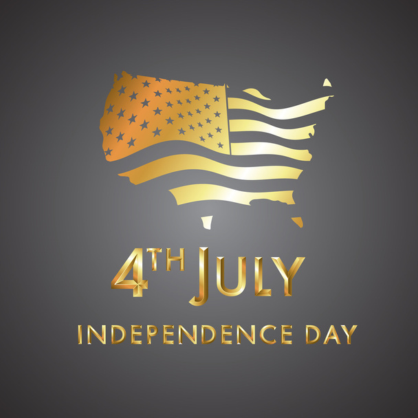 Happy independence day of USA - Vector, Image