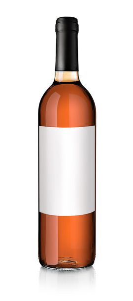 Wine bottle isolated on white - 写真・画像
