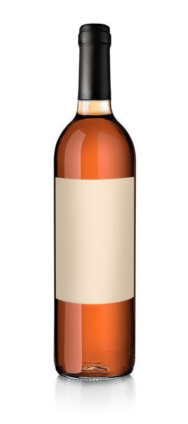 Wine bottle isolated on white - Fotoğraf, Görsel