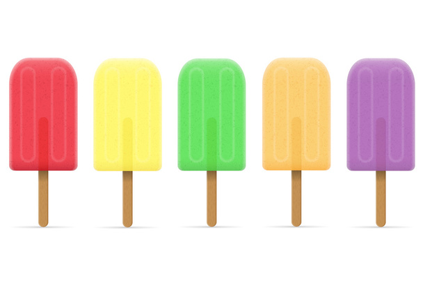 ice cream frozen juice on stick vector illustration - Вектор, зображення