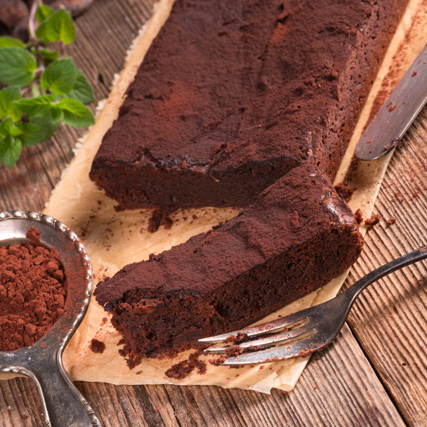 tasty Chocolate brownie - Fotoğraf, Görsel