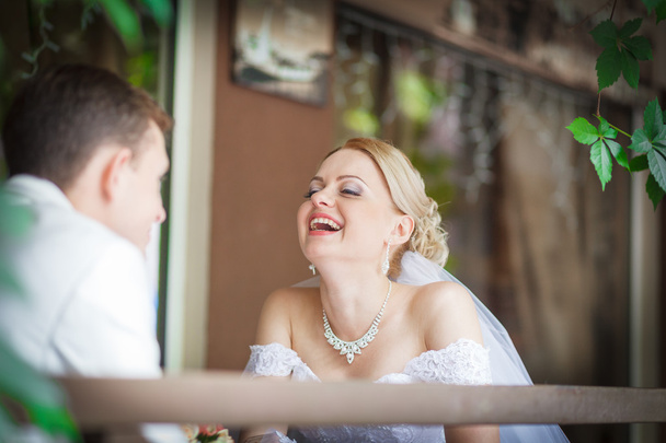 mosolygó menyasszony - Fotó, kép