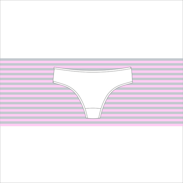 illustration of female pants - Vektori, kuva