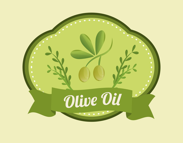 diseño del aceite de oliva. - Vector, imagen