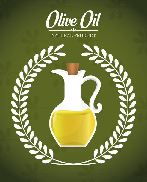 Olive oil design. - Vektör, Görsel