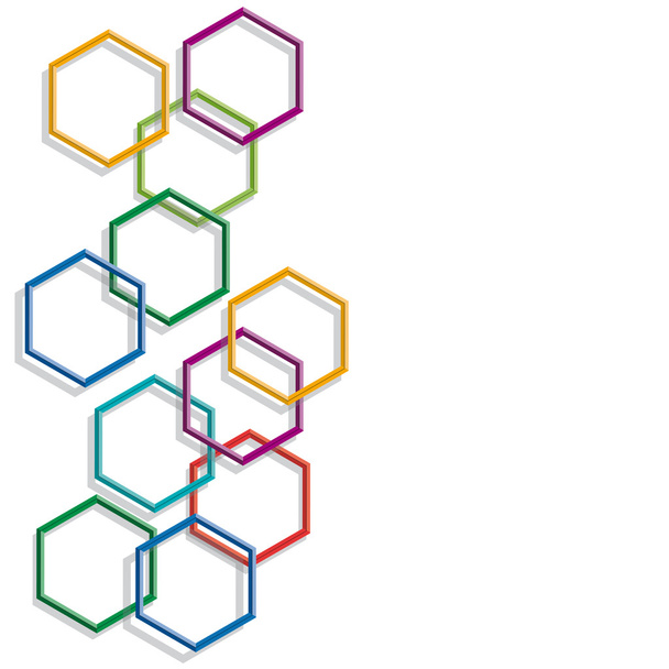 Hexagones - Vector, imagen