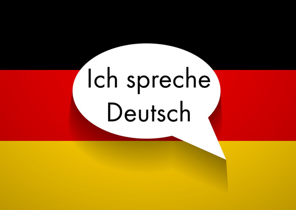Говоря на немецком
 - Вектор,изображение