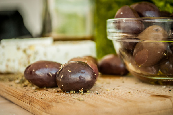 oliivit oreganon ja fetan kanssa
 - Valokuva, kuva