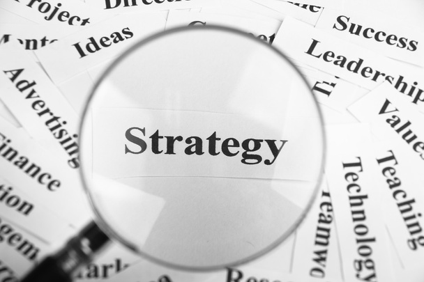 Strategy concept - Фото, изображение