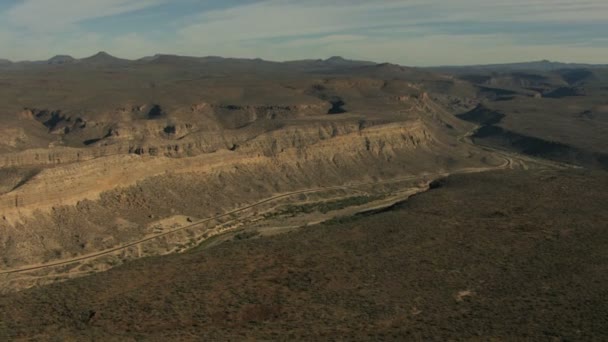 空中のバハ ・ カリフォルニア砂漠の荒野 - 映像、動画