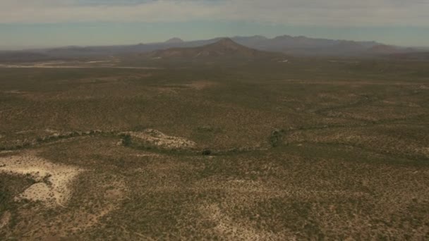 Antenler Baja California çöl manzarası - Video, Çekim