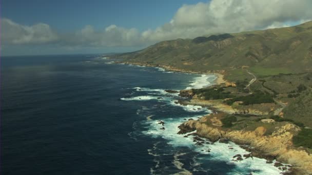 California Monterey Bay ocean coastline - Footage, Video